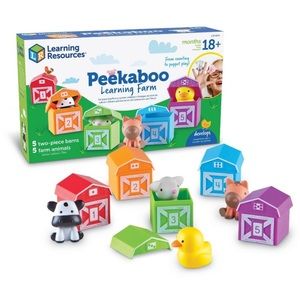 NWT peekaboo learning farm